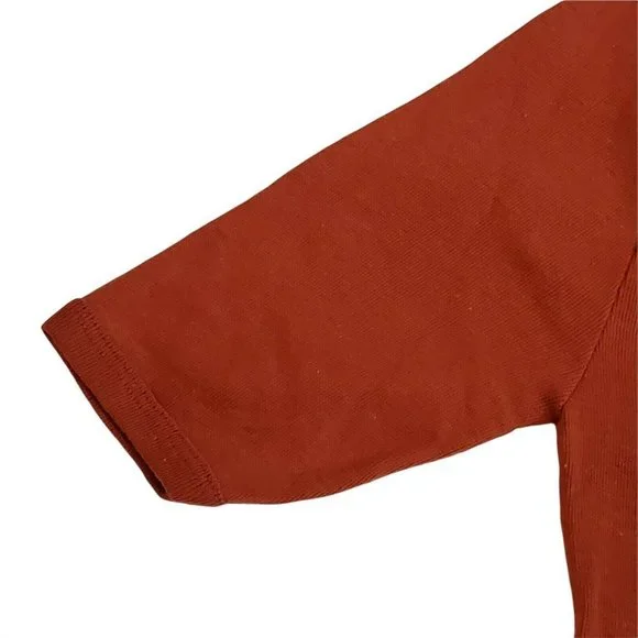 Vintage‎ 70s Champion Blackburn College Shirt Fitted Sz M Bicycle Penny Farthing - Picture 5 of 9